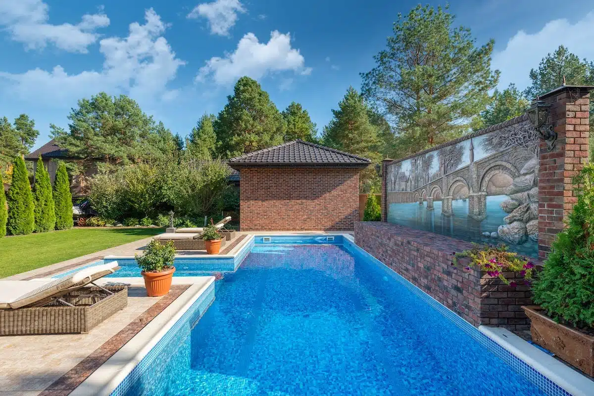 piscine  paysage