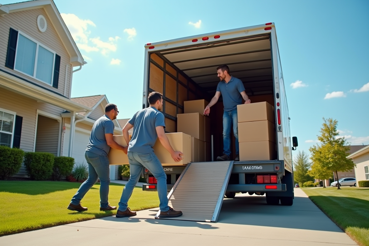 camion déménagement