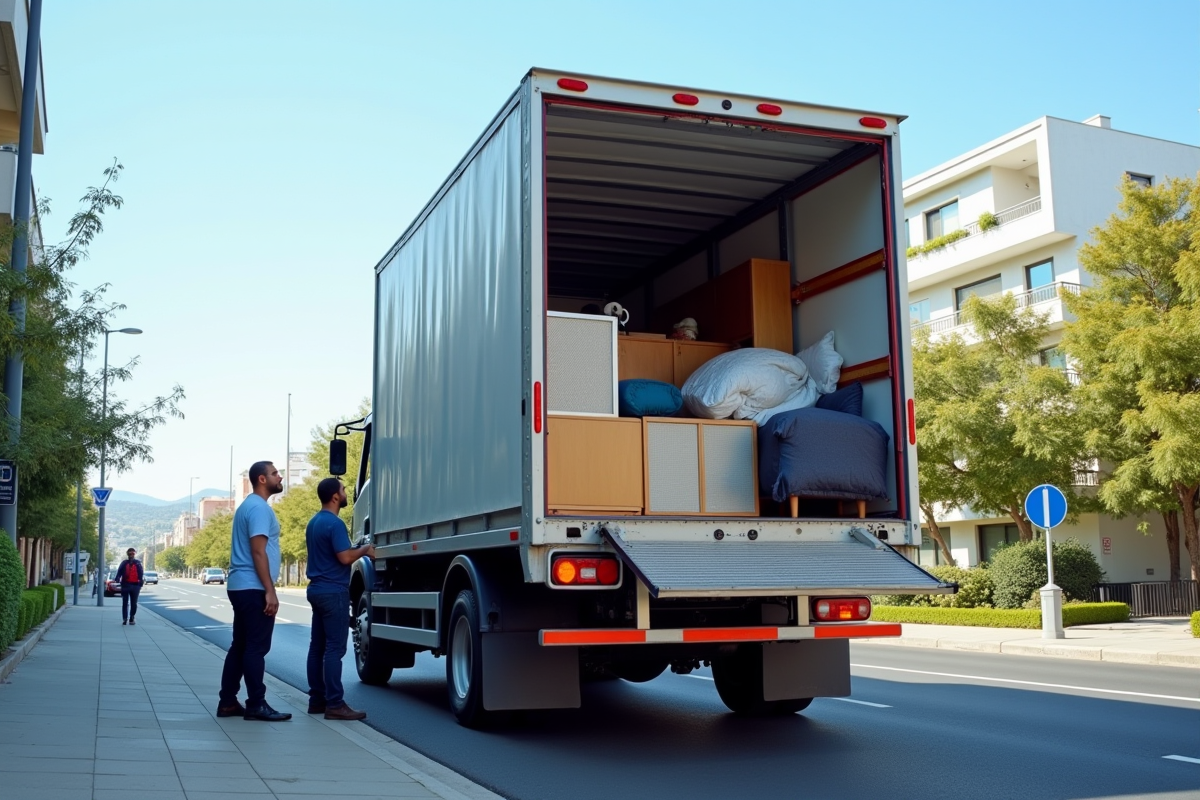 camion déménagement