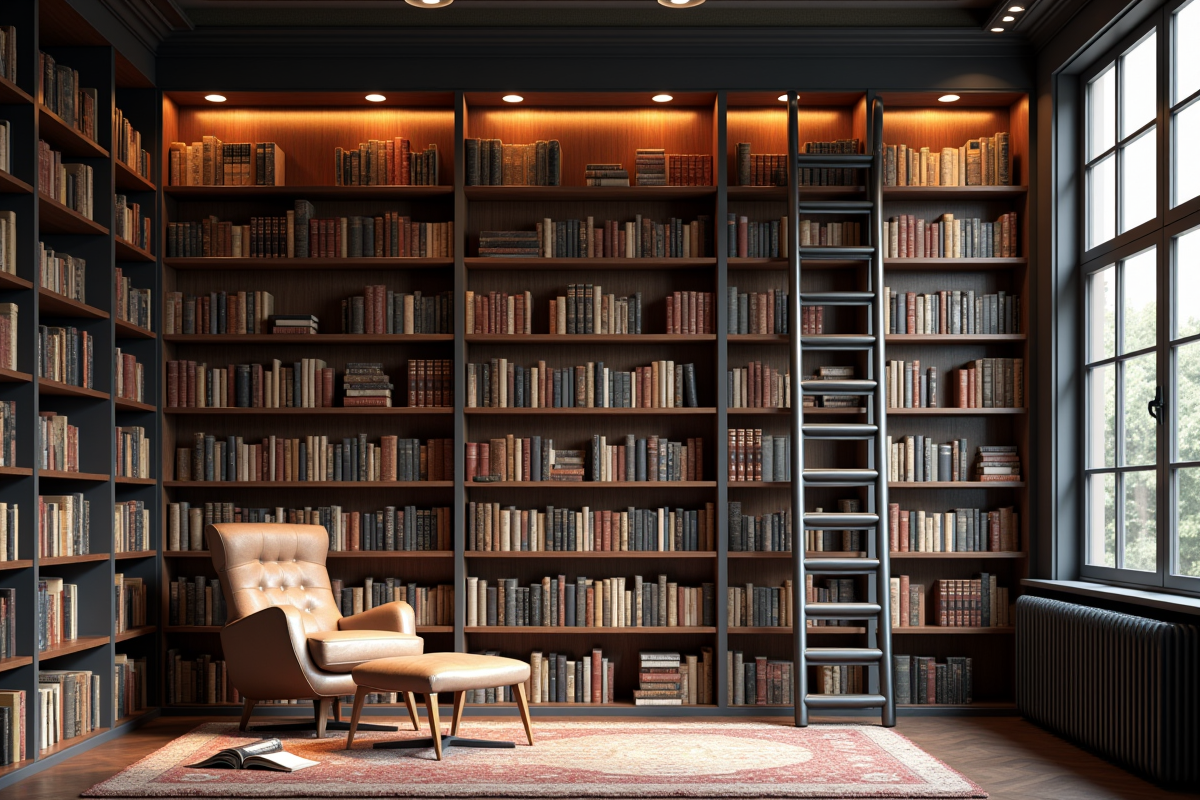 échelle bibliothèque